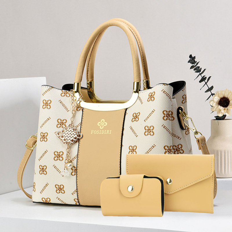 Women Bags Luxury - حقائب يد فاخرة مطبوعة للنساء، طقم