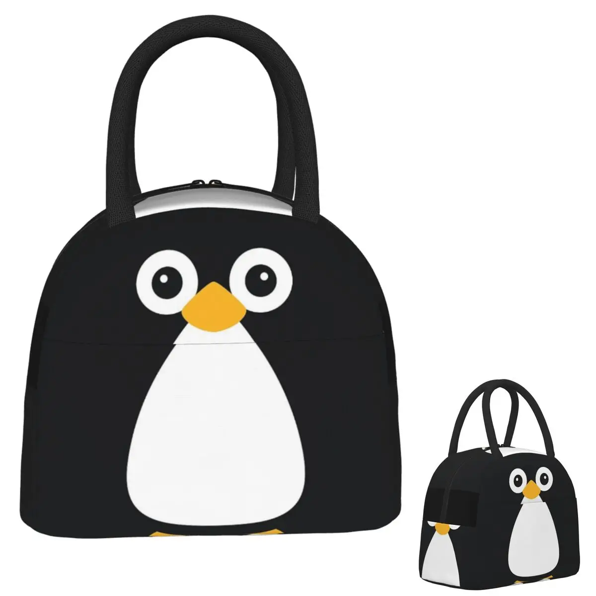 Women Bags Vector - حقيبة غداء معزولة بتصميم البطريق اللطيف