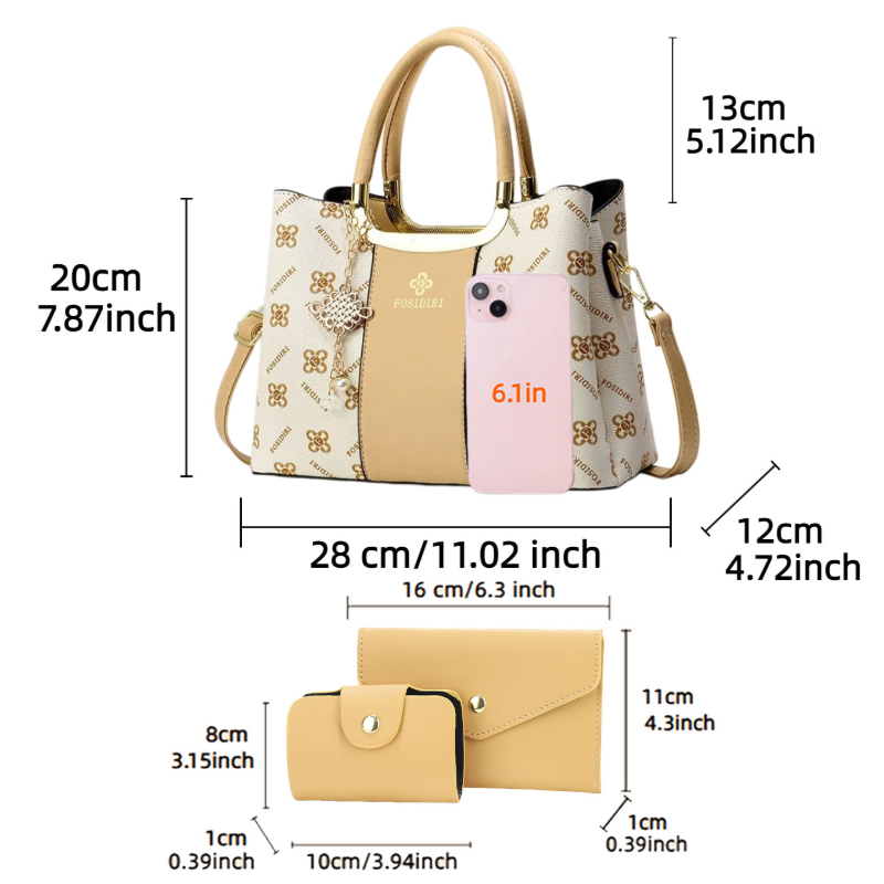 حقائب يد فاخرة مطبوعة للنساء،  - مراجعة Women Bags Luxury وسعره