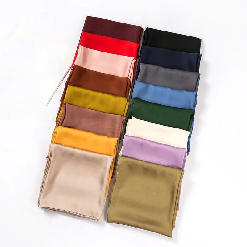 وشاح ساتان نسائي 70 سم بلون مو - مراجعة Women Bags Wholesale وسعره