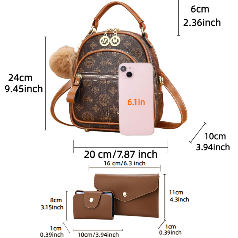 مجموعة حقائب نسائية من 3 قطع،  - مراجعة Women Bags Luxury وسعره